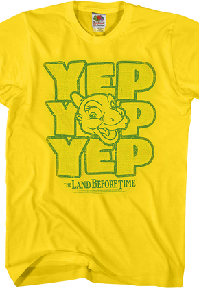 Yellow Ducky Yep Yep Yep Land Before Time T-Shirt