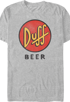 Duff Beer Circle Logo The Simpsons T-Shirt