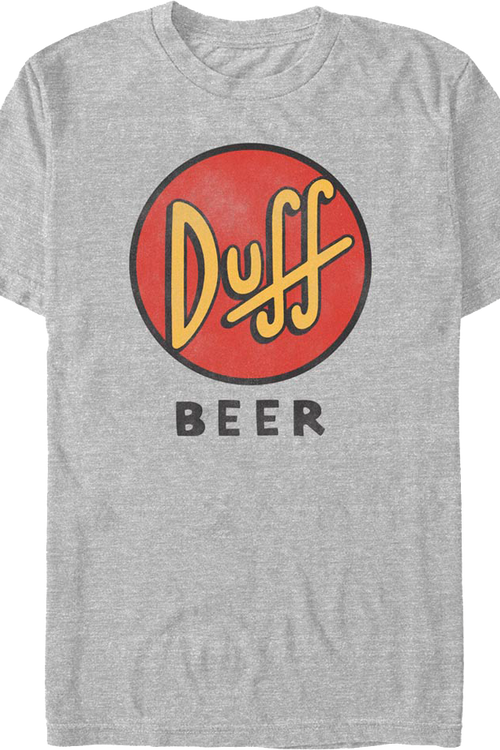 Duff Beer Circle Logo The Simpsons T-Shirtmain product image