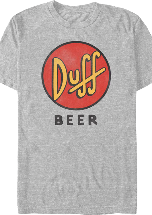 Duff Beer Circle Logo The Simpsons T-Shirt - main product image