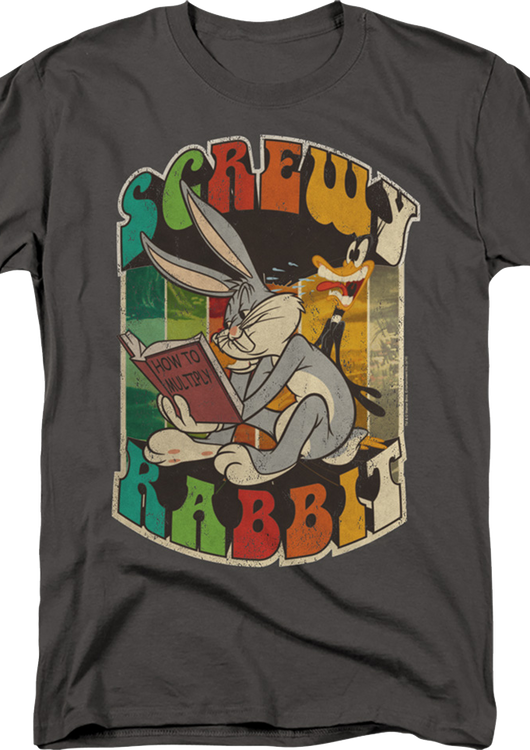 Duffy Duck Bugs Bunny Screwy Rabbit Looney Tunes T-Shirt - main product image
