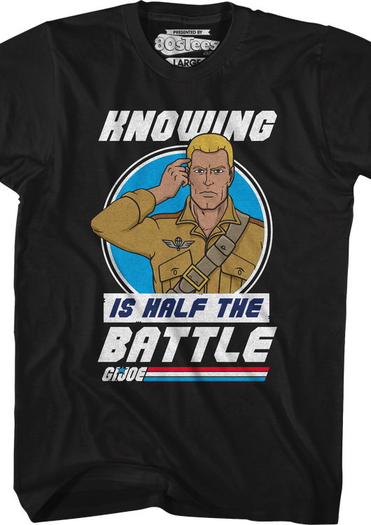 Duke Knowing Is Half The Battle GI Joe T-Shirt - main product image