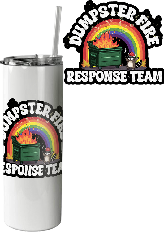 Dumpster Fire Response Team Tumbler - main product image