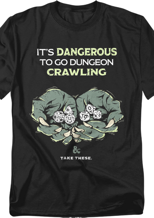 Dungeon Crawling Dungeons & Dragons T-Shirt - main product image