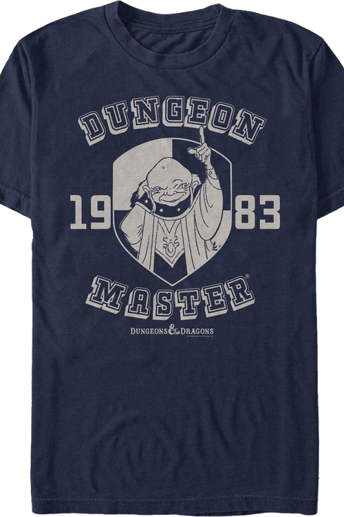 Dungeon Master Collegiate Logo Dungeons & Dragons T-Shirtmain product image