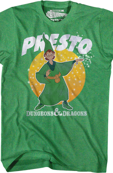 Green Presto the Magician Dungeons & Dragons T-Shirt