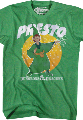 Green Presto the Magician Dungeons & Dragons T-Shirt