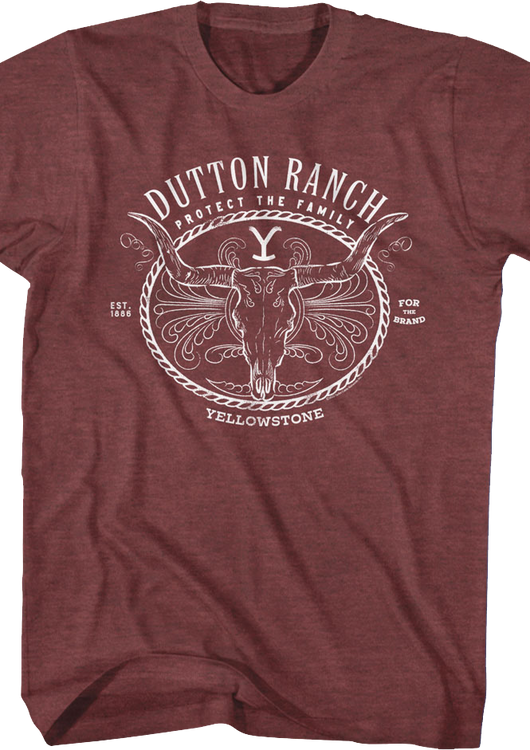 Dutton Ranch Protect The Family Yellowstone T-Shirt - main product image
