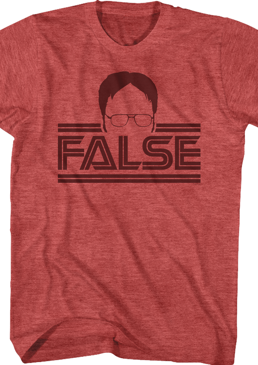 Dwight Schrute False The Office T-Shirt - main product image
