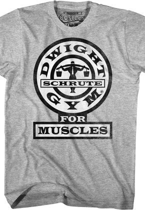Dwight Schrute Gym For Muscles The Office T-Shirt