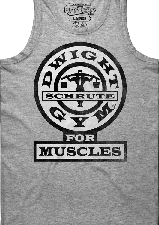 Dwight Schrute Gym For Muscles The Office Tank Top - main product image