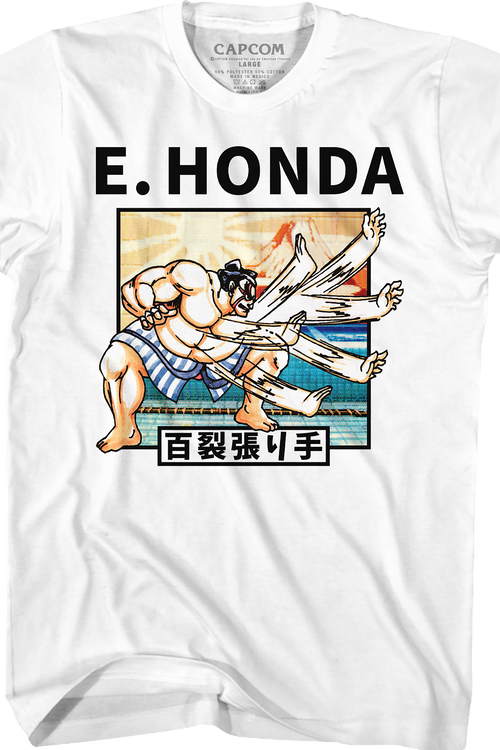 E. Honda Hundred Hand Slap Street Fighter T-Shirtmain product image