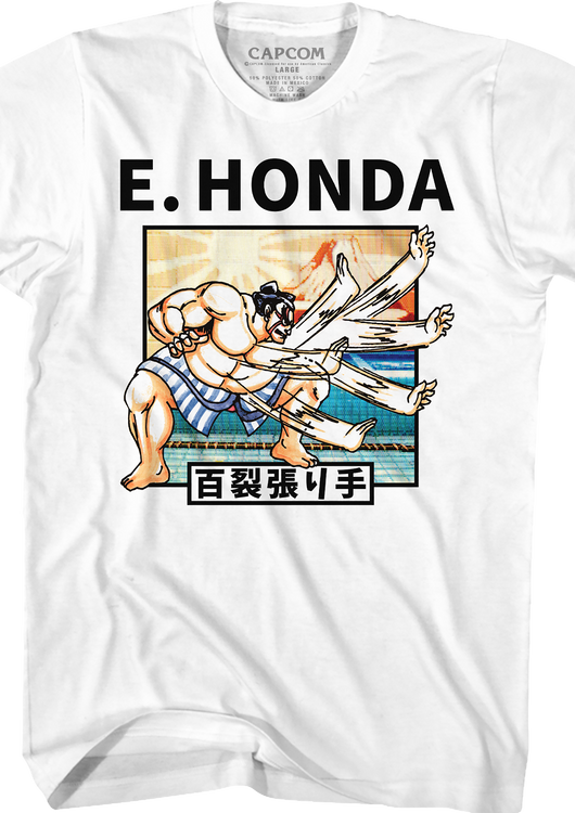E. Honda Hundred Hand Slap Street Fighter T-Shirt - main product image