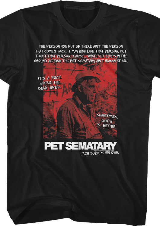 Each Buries His Own Pet Sematary T-Shirt - main product image