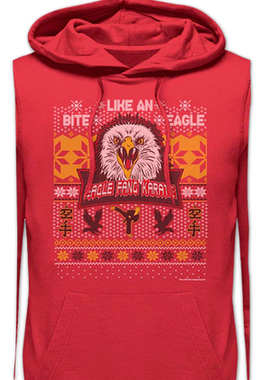 Eagle Fang Karate Faux Ugly Christmas Sweater Cobra Kai Hoodie