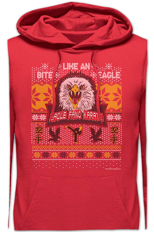 Eagle Fang Karate Faux Ugly Christmas Sweater Cobra Kai Hoodiemain product image