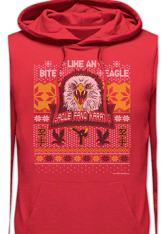 Eagle Fang Karate Faux Ugly Christmas Sweater Cobra Kai Hoodie - main product image