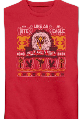 Eagle Fang Karate Faux Ugly Christmas Sweater Cobra Kai Sweatshirt