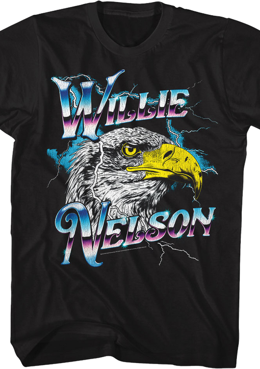 Eagle Lightning Willie Nelson T-Shirt - main product image