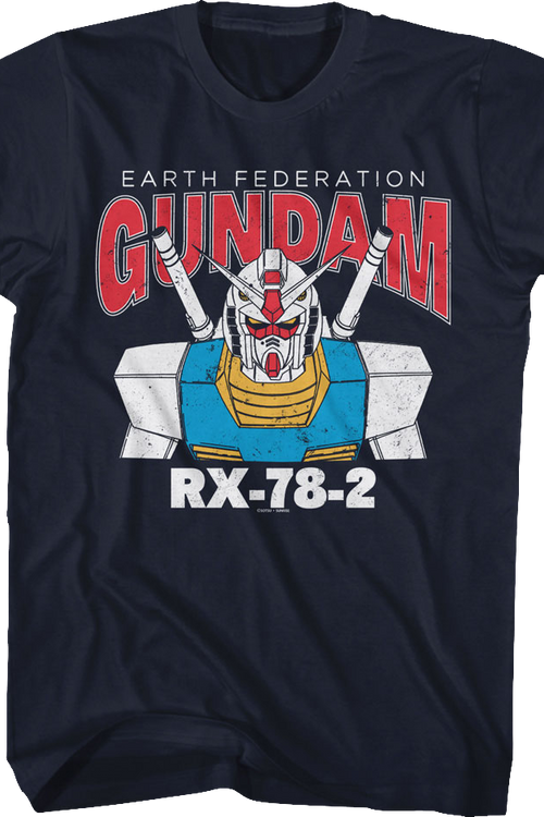 Blue Earth Federation Gundam T-Shirtmain product image