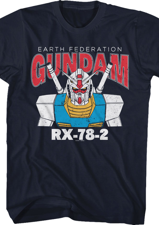 Blue Earth Federation Gundam T-Shirt - main product image