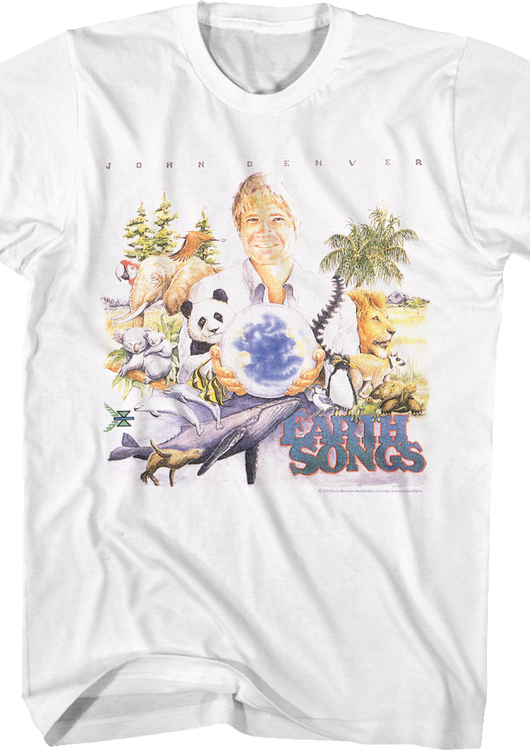 Earth Songs John Denver T-Shirt - main product image