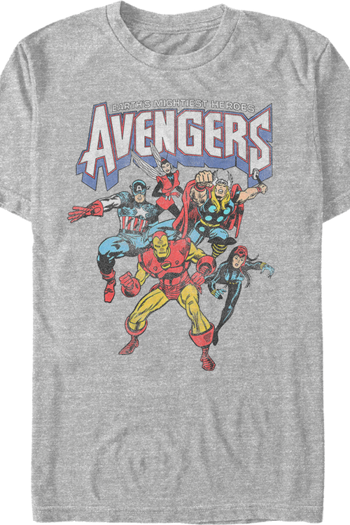 Earth's Mightiest Heroes Avengers Marvel Comics T-Shirtmain product image