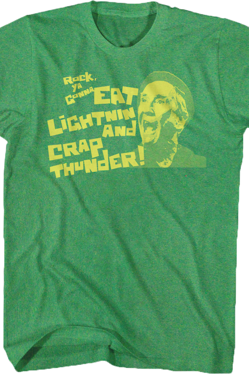 Eat Lightning and Crap Thunder Rocky T-Shirtmain product image