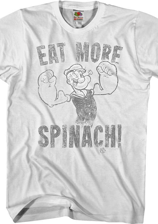 Eat More Spinach Popeye T-Shirt - main product image