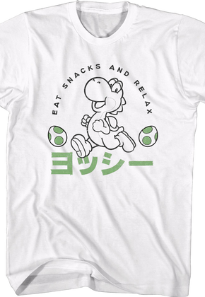Eat Snacks And Relax Nintendo T-Shirt
