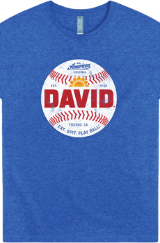 Eat Spit Play Ball David Sunflower Seeds T-Shirt