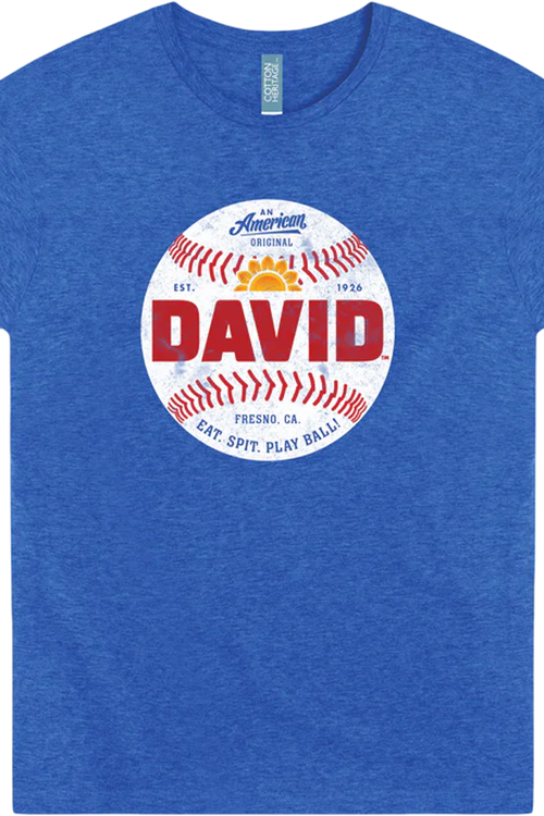 Eat Spit Play Ball David Sunflower Seeds T-Shirtmain product image