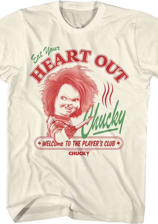 Eat Your Heart Out Chucky Child's Play T-Shirt - main product image