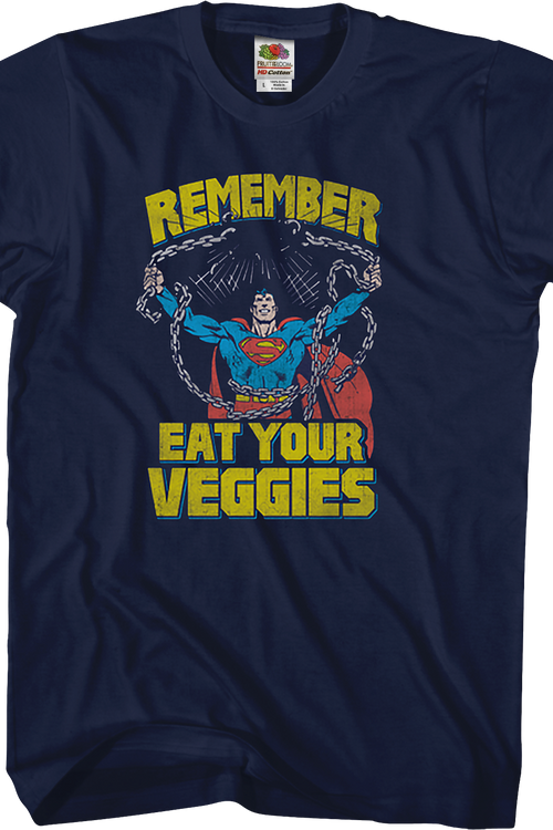Eat Your Veggies Superman T-Shirtmain product image