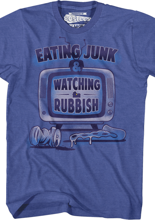 Eating Junk & Watching Rubbish Home Alone T-Shirt - main product image