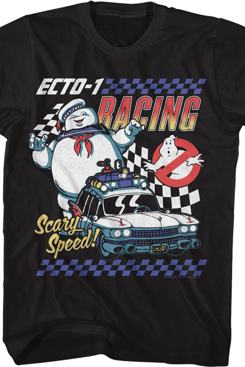 Ecto-1 Racing Real Ghostbusters T-Shirtmain product image