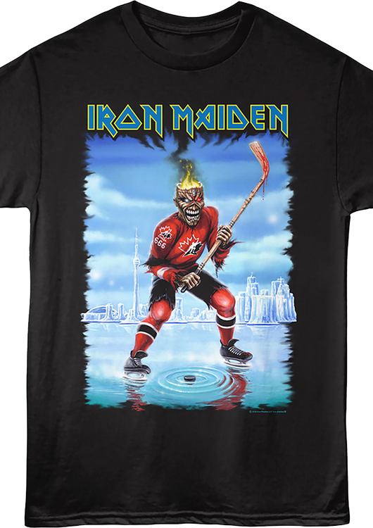 Eddie Hockey Player Iron Maiden T-Shirt - main product image