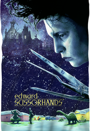 Edward Scissorhands 36 x 58 Fleece Blanket