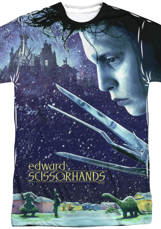 Edward Scissorhands Poster Sublimation Shirt - main product image