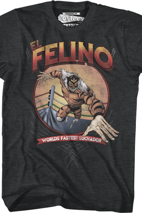 El Felino Luchador T-Shirtmain product image