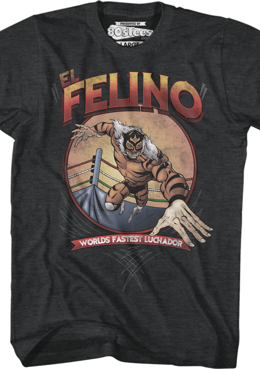 El Felino Luchador T-Shirt - main product image