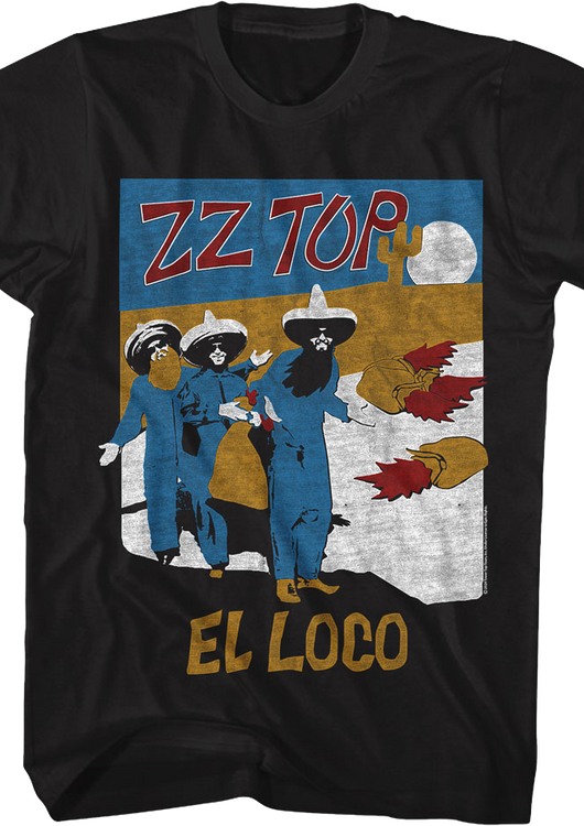 80s zippy ロック Tシャツ el-loco-zz-top-t-shirt.