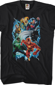 Electric Team Justice League T-Shirt