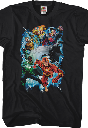 Electric Team Justice League T-Shirt