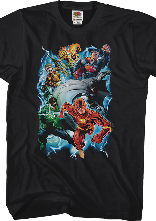 Electric Team Justice League T-Shirt - main product image
