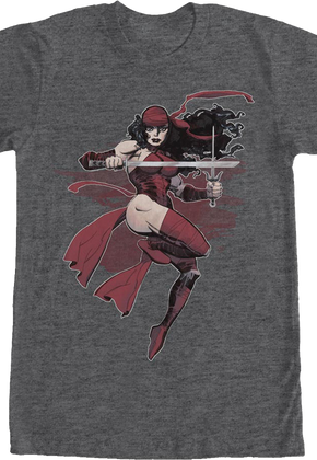 Elektra Action Pose Marvel Comics T-Shirt
