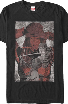 Elektra Collage Marvel Comics T-Shirt