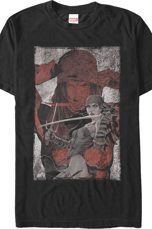 Elektra Collage Marvel Comics T-Shirtmain product image