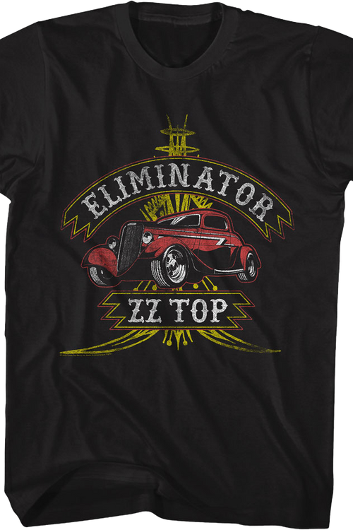 Eliminator Car ZZ Top T-Shirt - main product image