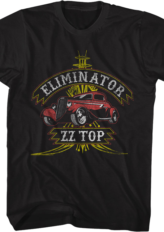 Eliminator Car ZZ Top T-Shirt - main product image